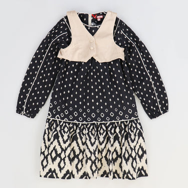 Melange Imani Vest Dress - Kidichic